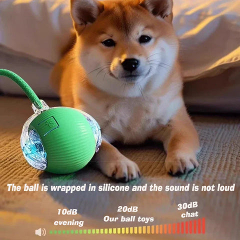 New Dog Interactive Ball Toy,Automatic Rolling Dog Ball Rechargeable,Smart Puppy Interactive Toy,Intelligent Balls Toy for Dogs